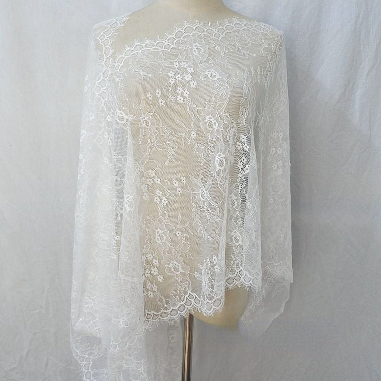 Voile Chantilly Lace Fabric Width 42-52 cm CHL0089