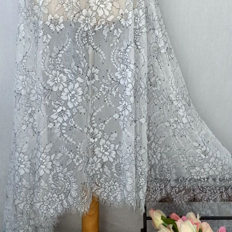 Chantilly Lace Width 150 cm CHL0045-Lace Fabric Shop