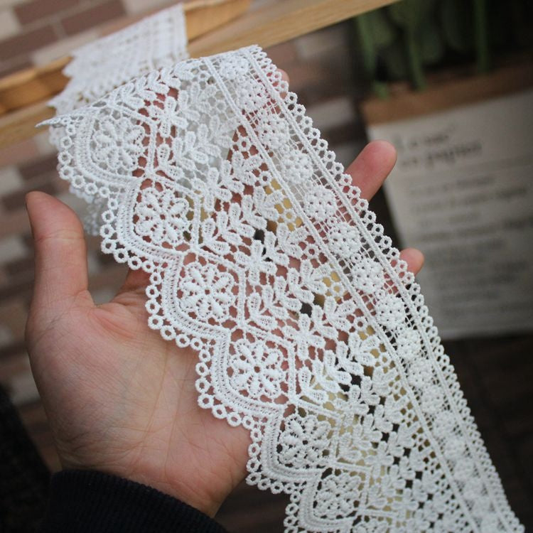 Hollow Leaf Lace Trims Width 6-9 cm LT0346-Lace Fabric Shop