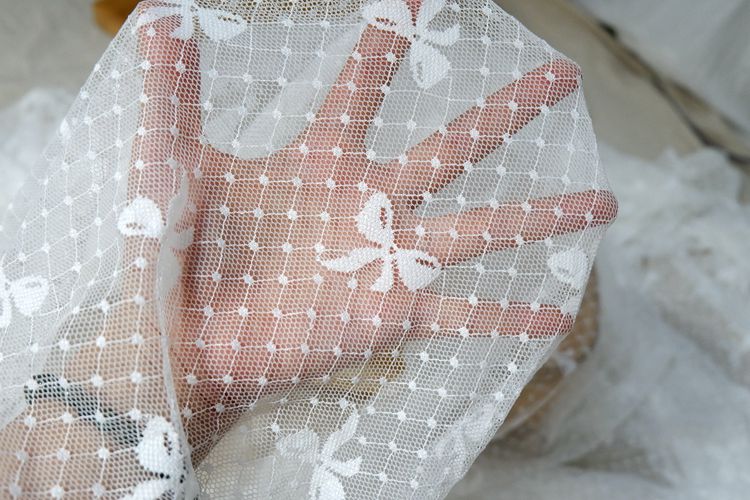 Stretch Tulle Fabric Width 150cm TF0031-Lace Fabric Shop