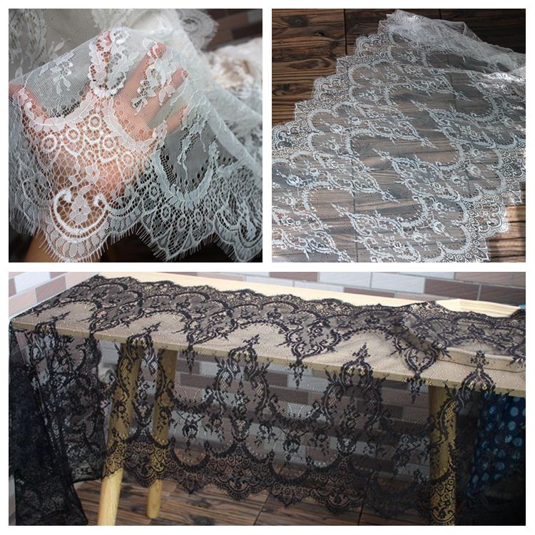 Thin Chantilly Lace Trims Width 67 cm CHL0125-Lace Fabric Shop