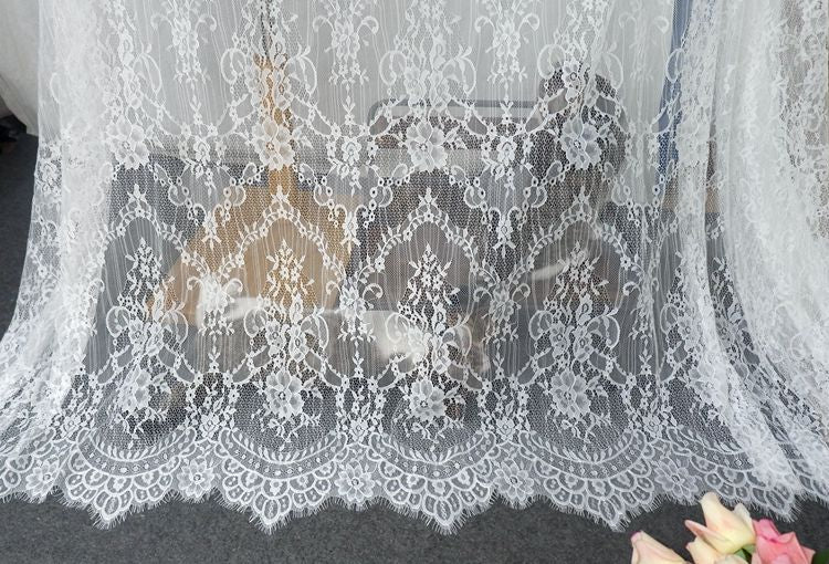 Classic Chantilly Lace Width 150cm CHL0020-Lace Fabric Shop