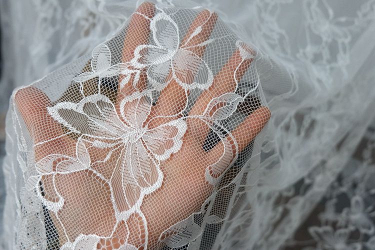 Butterfly Guipure Lace Width 150 cm GL0042-Lace Fabric Shop