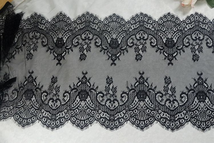 High Density Lace Trim Width 40 cm LT0046-Lace Fabric Shop