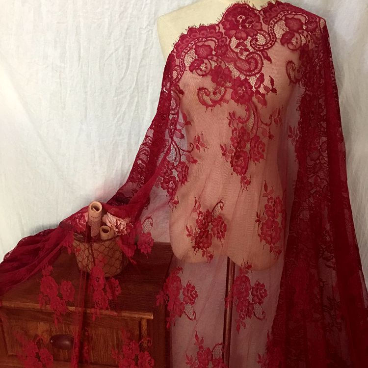 Chantilly Color Lace Width 150 cm CL0013-Lace Fabric Shop