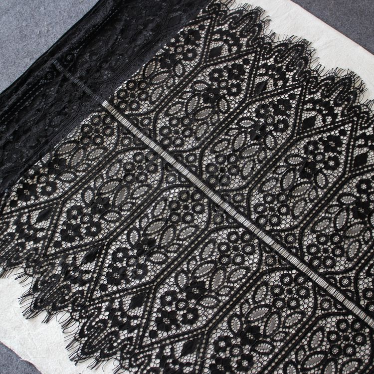 Eyelash Guipure Lace Material Width 60 cm GL0093-Lace Fabric Shop