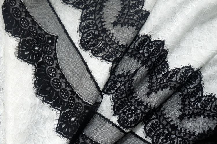 Lace Trim Fabric Width 13-17cm LT0157-Lace Fabric Shop