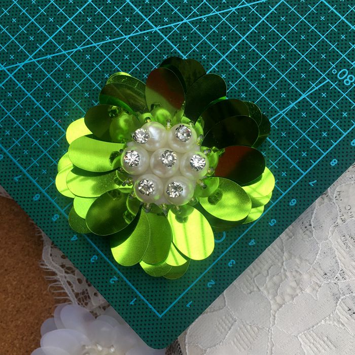 Beaded Floral Bag DIY Accessories BA0081-Lace Fabric Shop