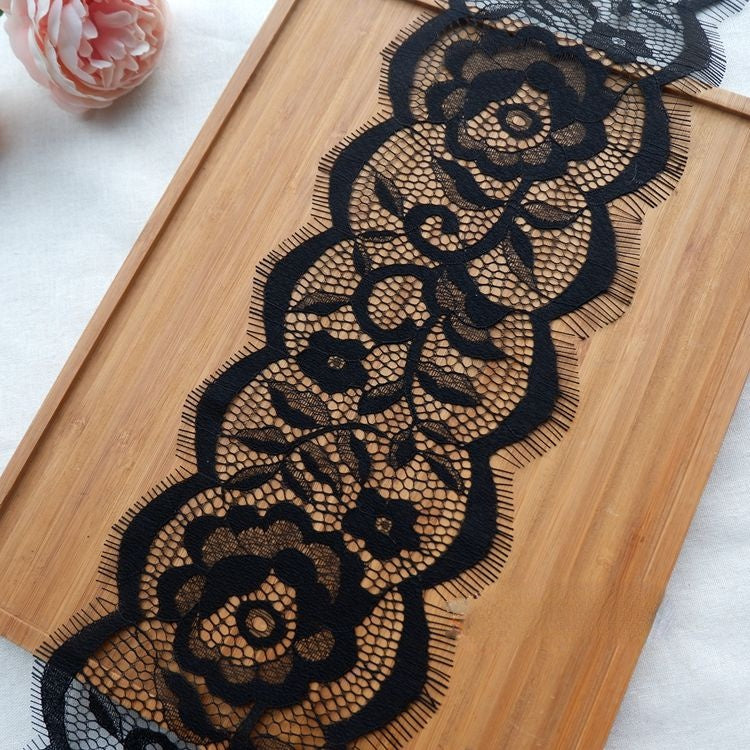 Wedding Lace Trim Fabric Width 9-13 cm LT0221-Lace Fabric Shop
