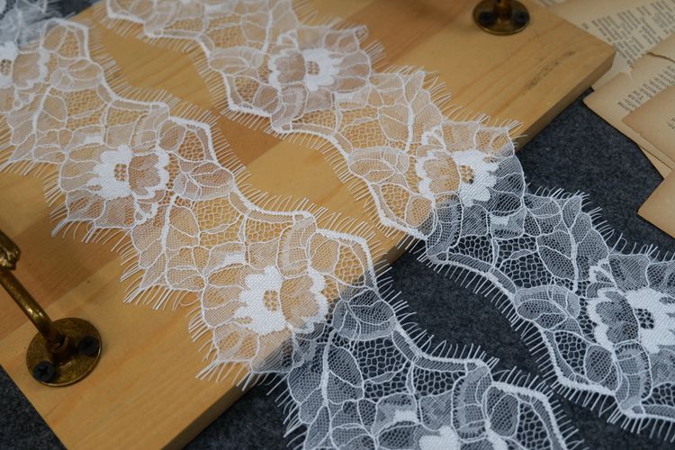 France Lace Trim Fabric Material Width 8 cm LT0282-Lace Fabric Shop