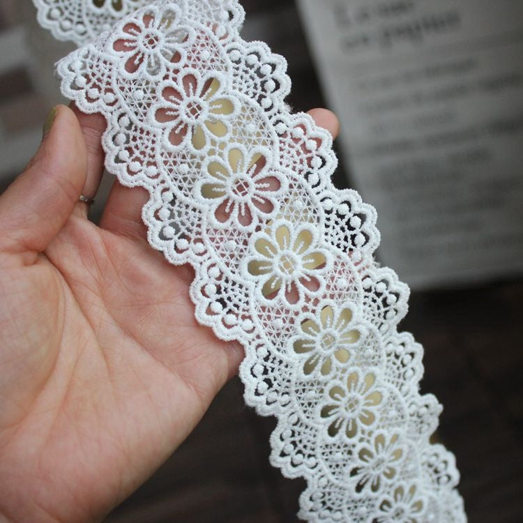 Hollow Flower Lace Trim Fabric Width 6 cm LT0344