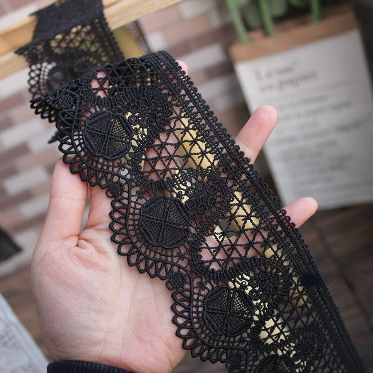 Hollow Leaf Lace Trims Width 6-9 cm LT0346-Lace Fabric Shop