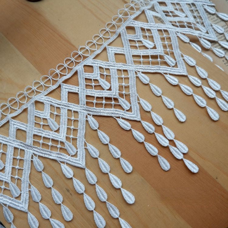 Tassel Lace Trim Fabric Width 7-16 cm LT0130-Lace Fabric Shop