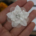 D#White 4cm 1 Flower