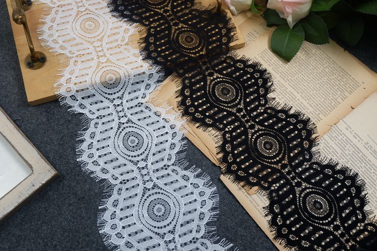 French Lace Trim Width 14 cm LT0079-Lace Fabric Shop