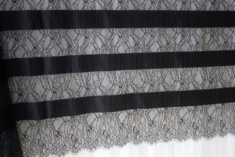 Luxury Stripe Chantilly Lace Width 150 cm CHL0129-Lace Fabric Shop