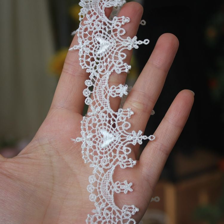 Love Hollow Lace Trim Material Width 4 cm LT0360-Lace Fabric Shop