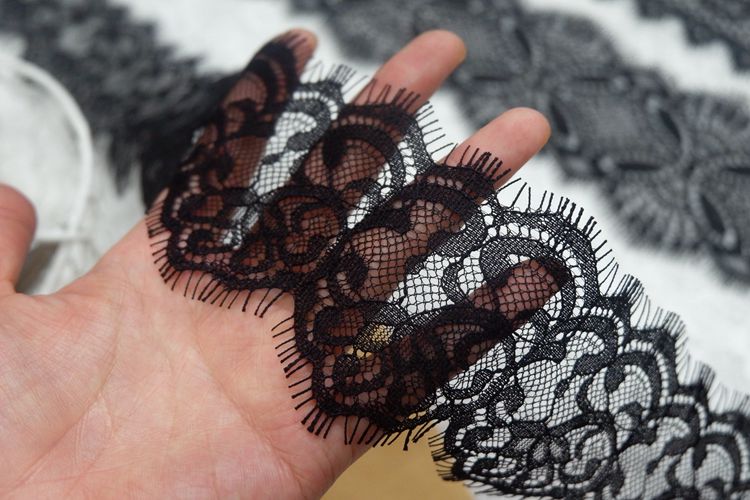 Chantilly Lace Trimmings Width 6-9 cm LT0309-Lace Fabric Shop