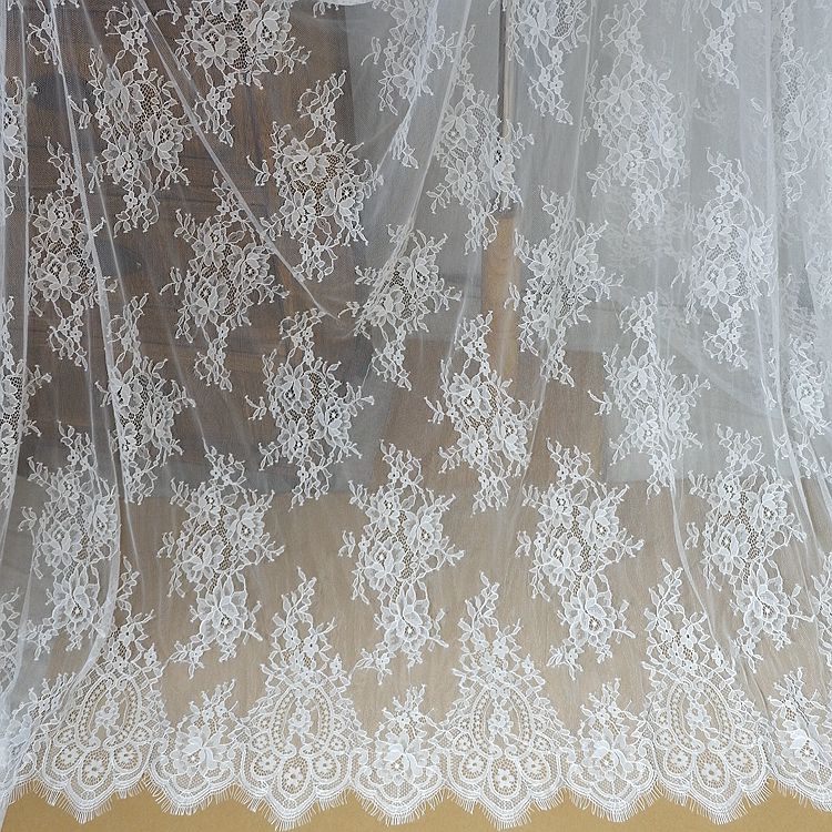 Wedding Chantilly Lace Width 150 cm CHL0007-Lace Fabric Shop