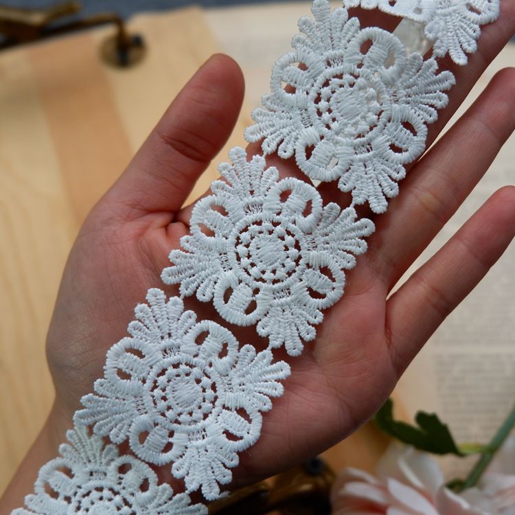 Japan 3D Lace Trim Width 4-11 cm LT0132-Lace Fabric Shop