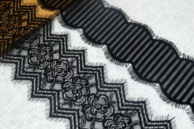 3D Lace Trimming Width 10-13 cm LT0128-Lace Fabric Shop