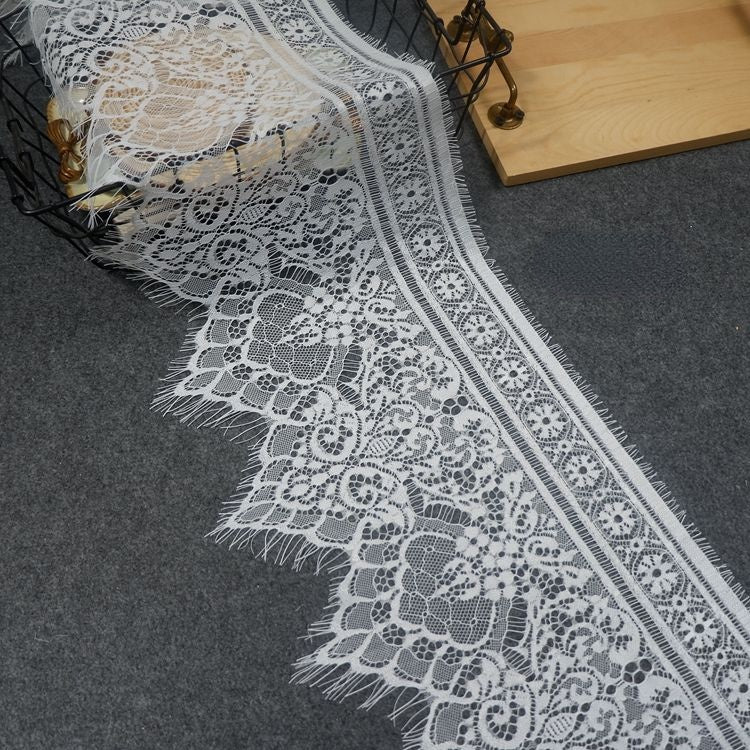 French Lace Trim Width 13-27 cm LT0071-Lace Fabric Shop