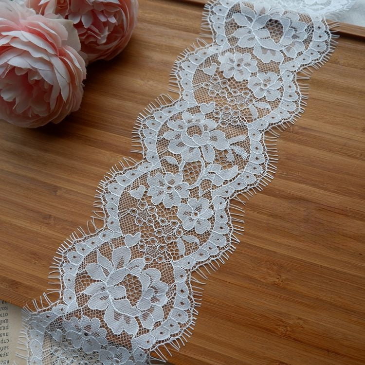 Chantilly Color Lace Width 9.5cm CL0055-Lace Fabric Shop
