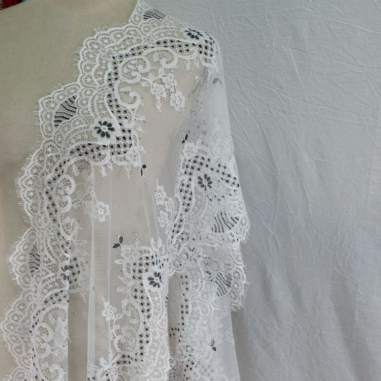 High Density Lace Trim Width 40 cm LT0046-Lace Fabric Shop