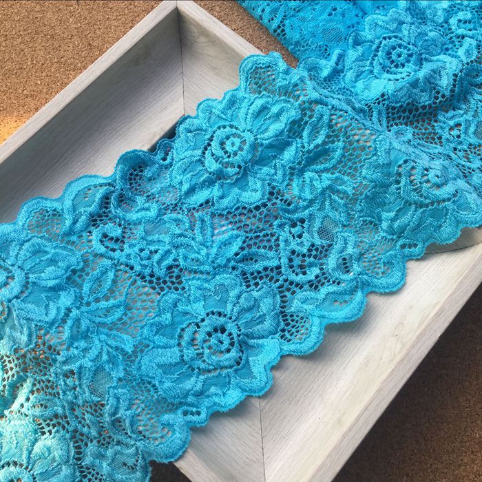 Stretch Color Lace Trim Width 14 cm CL0009-Lace Fabric Shop