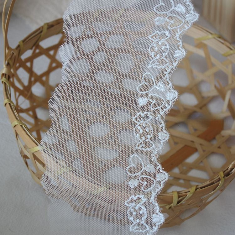 Embroidery Gold Candy Lace Trim Width 7 cm CL0074-Lace Fabric Shop