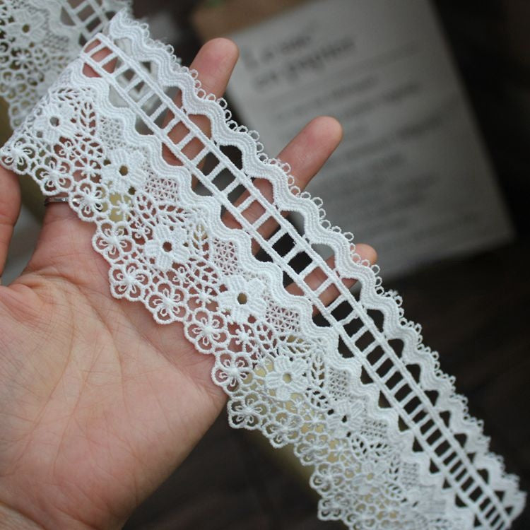 Hollow Flower Lace Trim Fabric Width 6 cm LT0344-Lace Fabric Shop