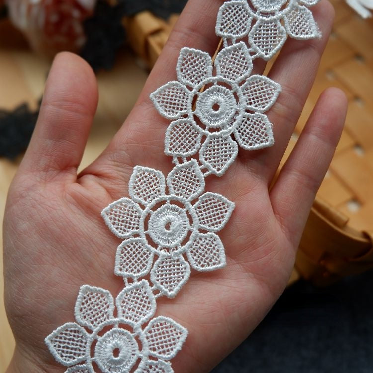 3D Lace Trim Fabric Width 3-6 cm LT0135-Lace Fabric Shop