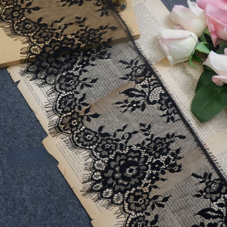 DIY Veil Lace Trim Fabric Width 16 cm LT0293-Lace Fabric Shop