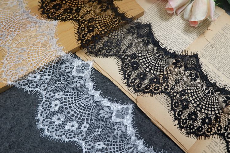 Hollow Chantilly Lace Trims Width 6-10 cm LT0288-Lace Fabric Shop