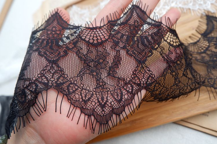 Chantilly Lace Trimming Width 9-13 cm LT0214-Lace Fabric Shop