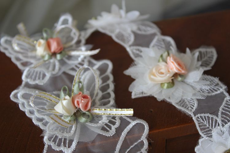 Beads Rose Lace Trimming Fabric BT0054-Lace Fabric Shop