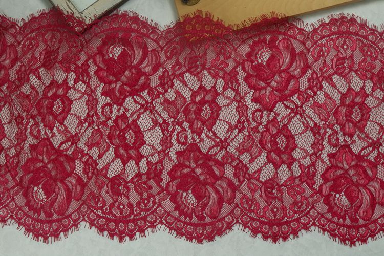 Shiny Lace Trim Fabric Width 30-32 cm CL0070-Lace Fabric Shop
