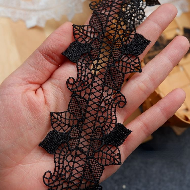 Narrow Lace Trim Width 2-5 cm LT0177-Lace Fabric Shop