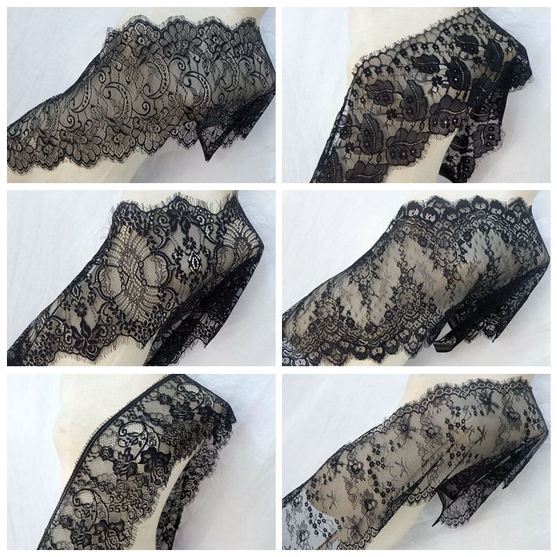 Eyelash Lace Trim Width 17-36 cm LT0058-Lace Fabric Shop