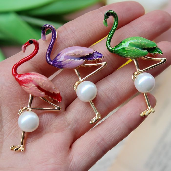 Metal Pearl Brooch Cloth Accessories BA0055-Lace Fabric Shop