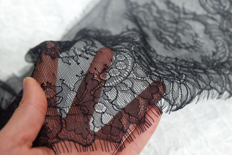 Chantilly Color Lace Width 22 cm CL0003-Lace Fabric Shop