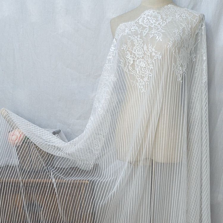 Chantilly Lace Fabric Width 150 cm CHL0066-Lace Fabric Shop
