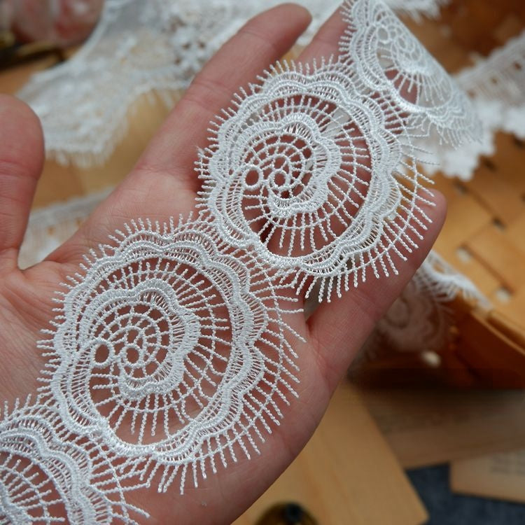 Hollow Lace Trims Dress Decoration LT0228-Lace Fabric Shop