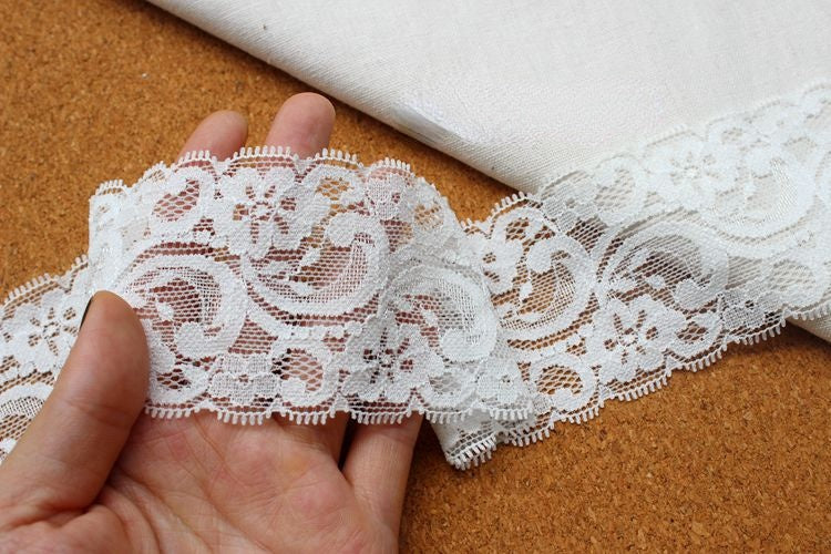 Stretch Lace Trim Fabric Width 6 cm LT0147