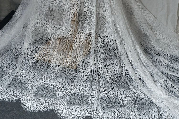 Plum Blossom Guipure Lace Width 150 cm GL0071-Lace Fabric Shop