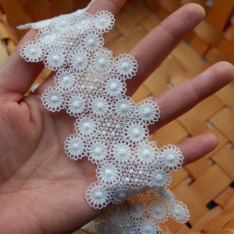 Guipure Lace Trims Width 4-10 cm LT0133-Lace Fabric Shop