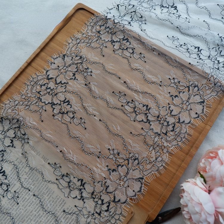 Lace Trim Width 11-25 cm LT0074-Lace Fabric Shop