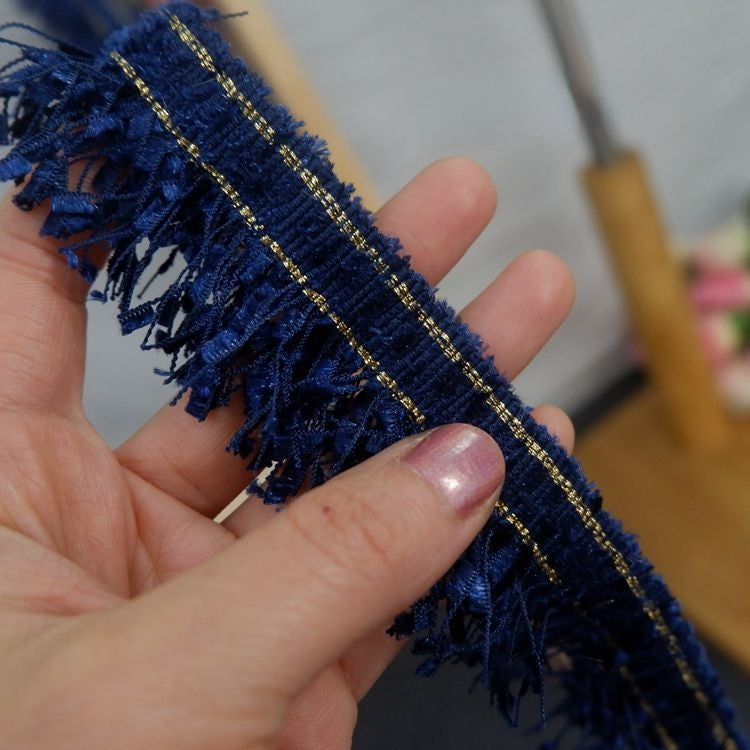 Colorful Fringe Lace Trim Width 3.5 cm CL0061-Lace Fabric Shop