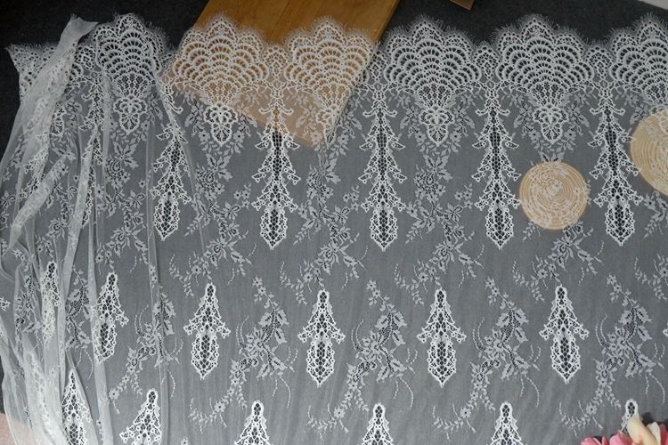 3D Chantilly Lace Width 150 cm CHL0037-Lace Fabric Shop