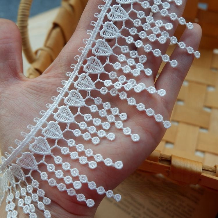 Tassel Sewing Lace Trim Material Fabric LT0252-Lace Fabric Shop